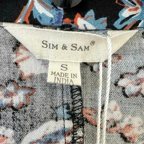 Sim & Sam Floral women’s kimono cardigan Size Small - Picture 2 of 7